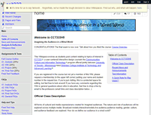 Tablet Screenshot of ccit333.wikispaces.com