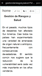 Mobile Screenshot of gestionderiesgosysalud-fm.wikispaces.com