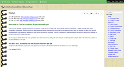 Desktop Screenshot of faithacademicprojecthomepage.wikispaces.com