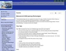 Tablet Screenshot of ci484-learning-technologies.wikispaces.com