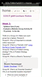 Mobile Screenshot of edlt368-fall2011.wikispaces.com