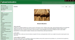 Desktop Screenshot of glosarioeducativo.wikispaces.com