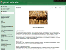 Tablet Screenshot of glosarioeducativo.wikispaces.com