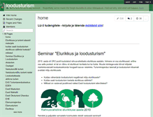 Tablet Screenshot of loodusturism.wikispaces.com