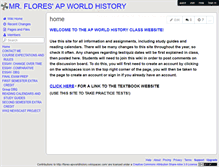 Tablet Screenshot of flores-apworldhistory.wikispaces.com