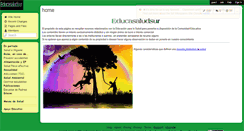 Desktop Screenshot of educasaludsur.wikispaces.com