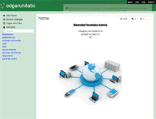 Tablet Screenshot of edgarunitatic.wikispaces.com