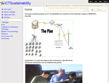 Tablet Screenshot of ictsustainability.wikispaces.com