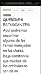 Mobile Screenshot of entornoempresarial.wikispaces.com