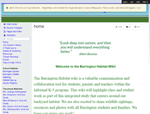 Tablet Screenshot of barringtonhabitatwebsite.wikispaces.com