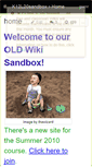 Mobile Screenshot of k12l20sandbox.wikispaces.com