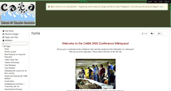 Desktop Screenshot of caea2009.wikispaces.com