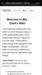 Mobile Screenshot of clark-science6-8.wikispaces.com