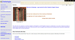 Desktop Screenshot of drakalogia.wikispaces.com