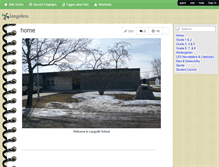 Tablet Screenshot of langelem.wikispaces.com