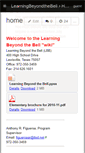 Mobile Screenshot of learningbeyondthebell.wikispaces.com