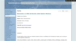 Desktop Screenshot of basededatoscontadurianocturna.wikispaces.com