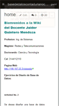 Mobile Screenshot of basededatoscontadurianocturna.wikispaces.com