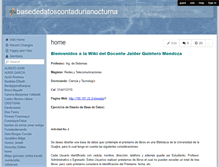 Tablet Screenshot of basededatoscontadurianocturna.wikispaces.com