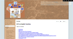 Desktop Screenshot of icts-in-english-teaching.wikispaces.com
