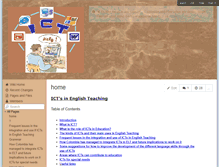 Tablet Screenshot of icts-in-english-teaching.wikispaces.com