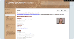 Desktop Screenshot of jenniferschultz.wikispaces.com