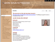 Tablet Screenshot of jenniferschultz.wikispaces.com