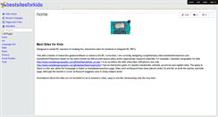Desktop Screenshot of bestsitesforkids.wikispaces.com
