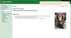 Desktop Screenshot of jbha-apes.wikispaces.com