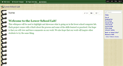 Desktop Screenshot of lower-school-lab.wikispaces.com