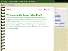 Tablet Screenshot of lower-school-lab.wikispaces.com