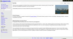Desktop Screenshot of digital-kids.wikispaces.com