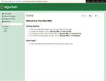 Tablet Screenshot of algurbah.wikispaces.com