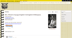 Desktop Screenshot of cayuga-english.wikispaces.com