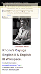 Mobile Screenshot of cayuga-english.wikispaces.com