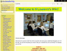 Tablet Screenshot of louleaderhip.wikispaces.com