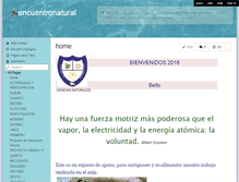 Tablet Screenshot of encuentronatural.wikispaces.com