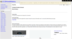 Desktop Screenshot of ccsworldhistory.wikispaces.com