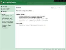 Tablet Screenshot of e-learningteambwiki.wikispaces.com