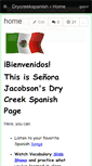 Mobile Screenshot of drycreekspanish.wikispaces.com