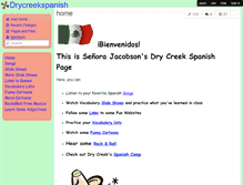 Tablet Screenshot of drycreekspanish.wikispaces.com