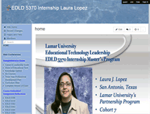 Tablet Screenshot of internshiplauralopez.wikispaces.com