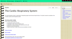 Desktop Screenshot of cardio-respiratory.wikispaces.com