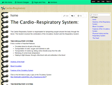 Tablet Screenshot of cardio-respiratory.wikispaces.com