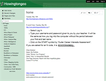 Tablet Screenshot of howingtongeo.wikispaces.com