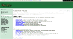 Desktop Screenshot of alduras.wikispaces.com