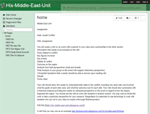 Tablet Screenshot of hix-middle-east-unit.wikispaces.com
