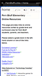 Mobile Screenshot of fernbluff-links.wikispaces.com