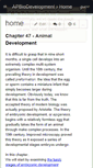 Mobile Screenshot of apbiodevelopment.wikispaces.com
