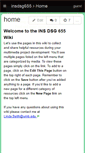 Mobile Screenshot of insdsg655.wikispaces.com
